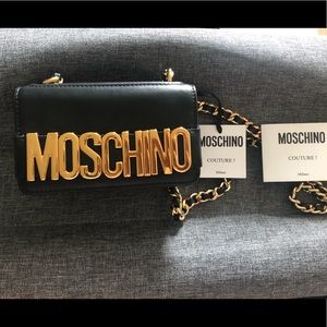 Moschino Black Crossbody bag NWT